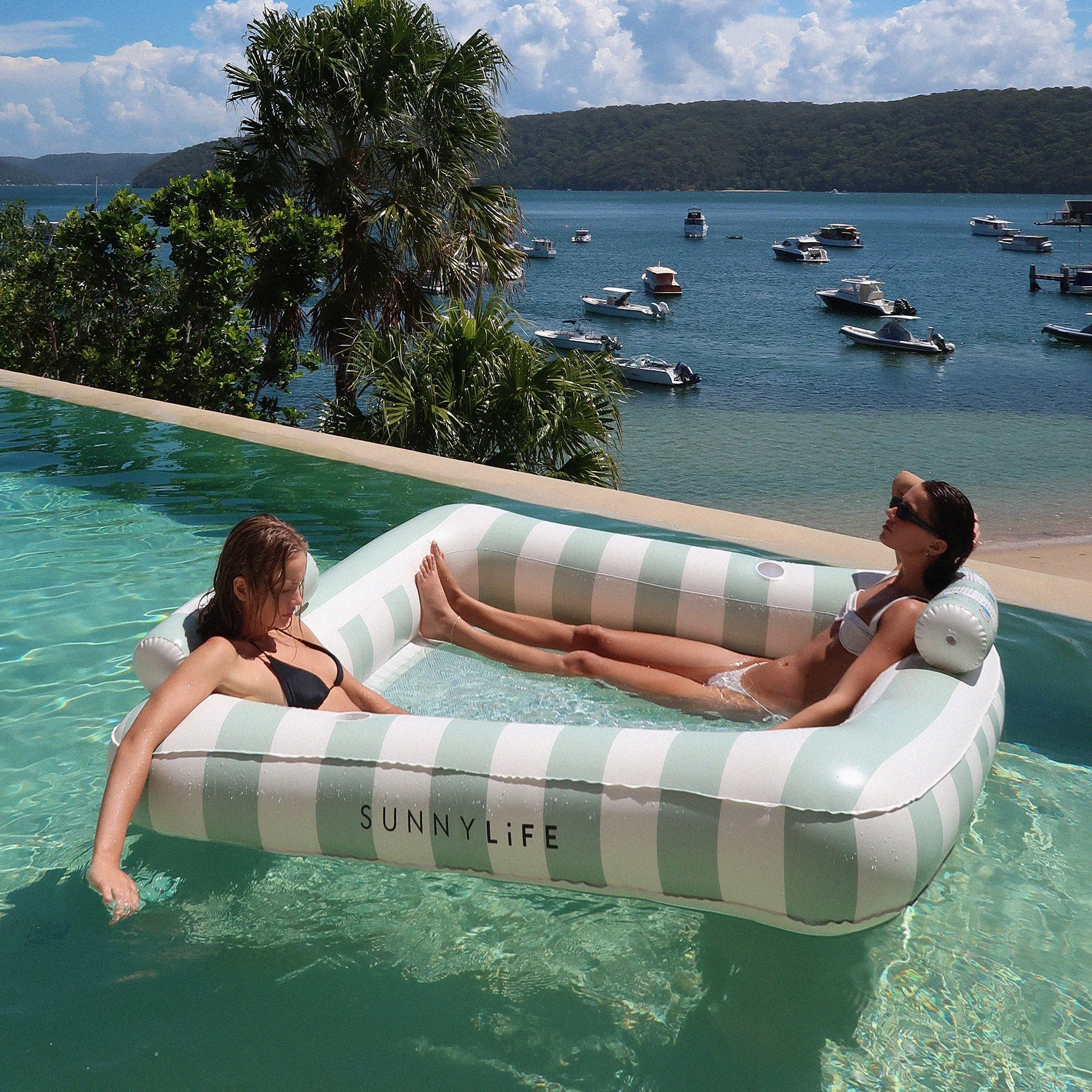 Sunnylife - Vacay Soft Doppel aufblasbare Luftmatratze fürs Meer