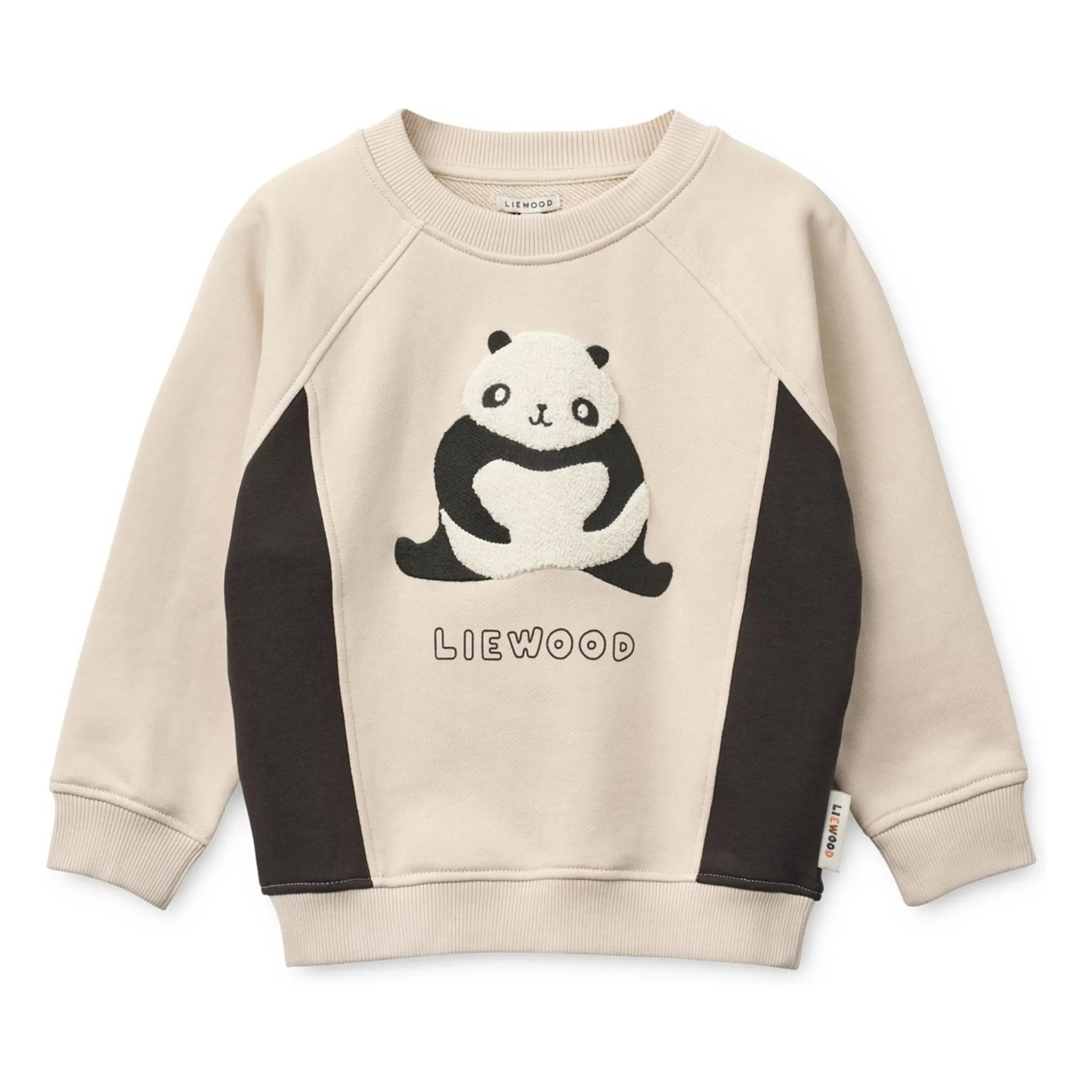 Liewood - Sweatshirt Aude Panda Bio-Baumwolle | Ecru