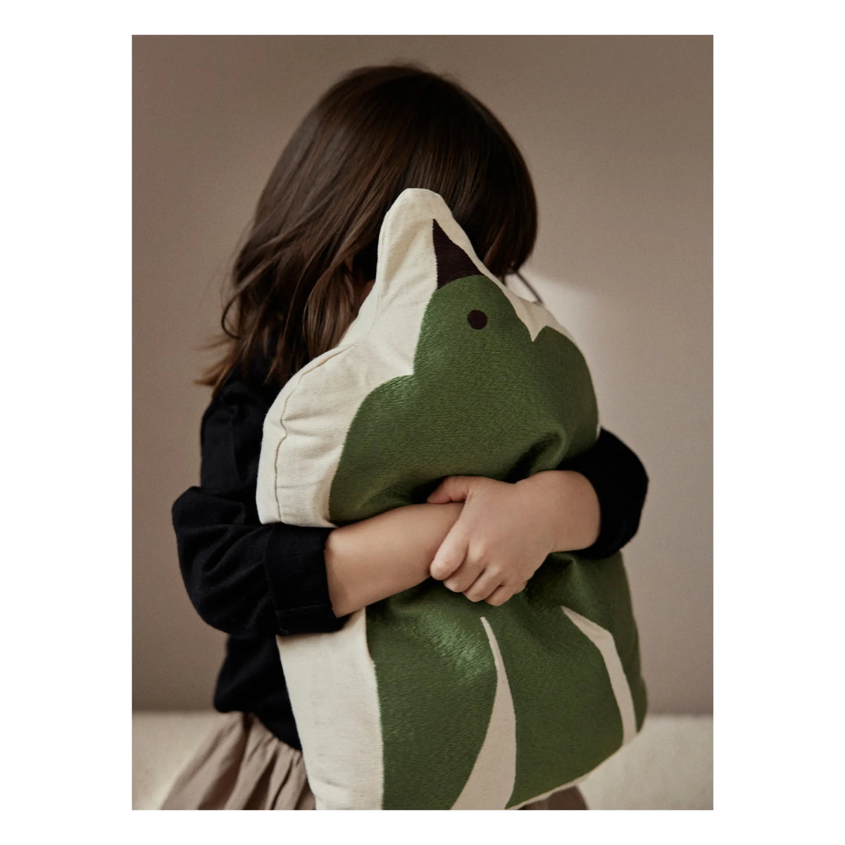 Ferm Living Kids - Kissen Swif Vogel | Grün
