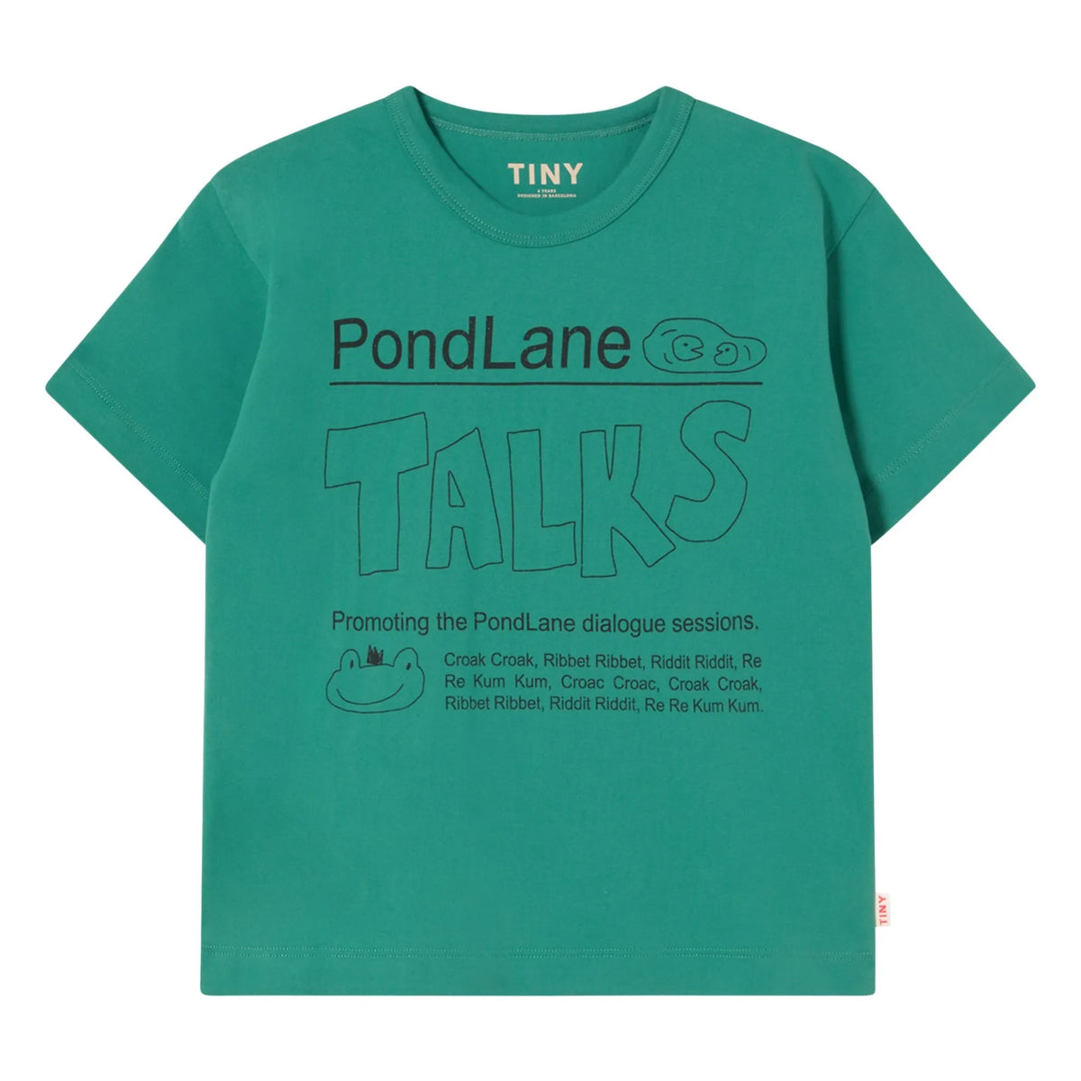 Tinycottons - Talks T-Shirt Bio-Baumwolle | Grün