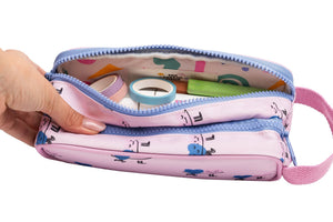 The Cotton Cloud - Funky Dogs Doppelaugen-Federmäppchen