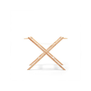 The Little Green Sheep Natural Knitted Moses Basket - Mattress + Static Stand - Juniper-Moses Baskets-Juniper- | Natural Baby Shower