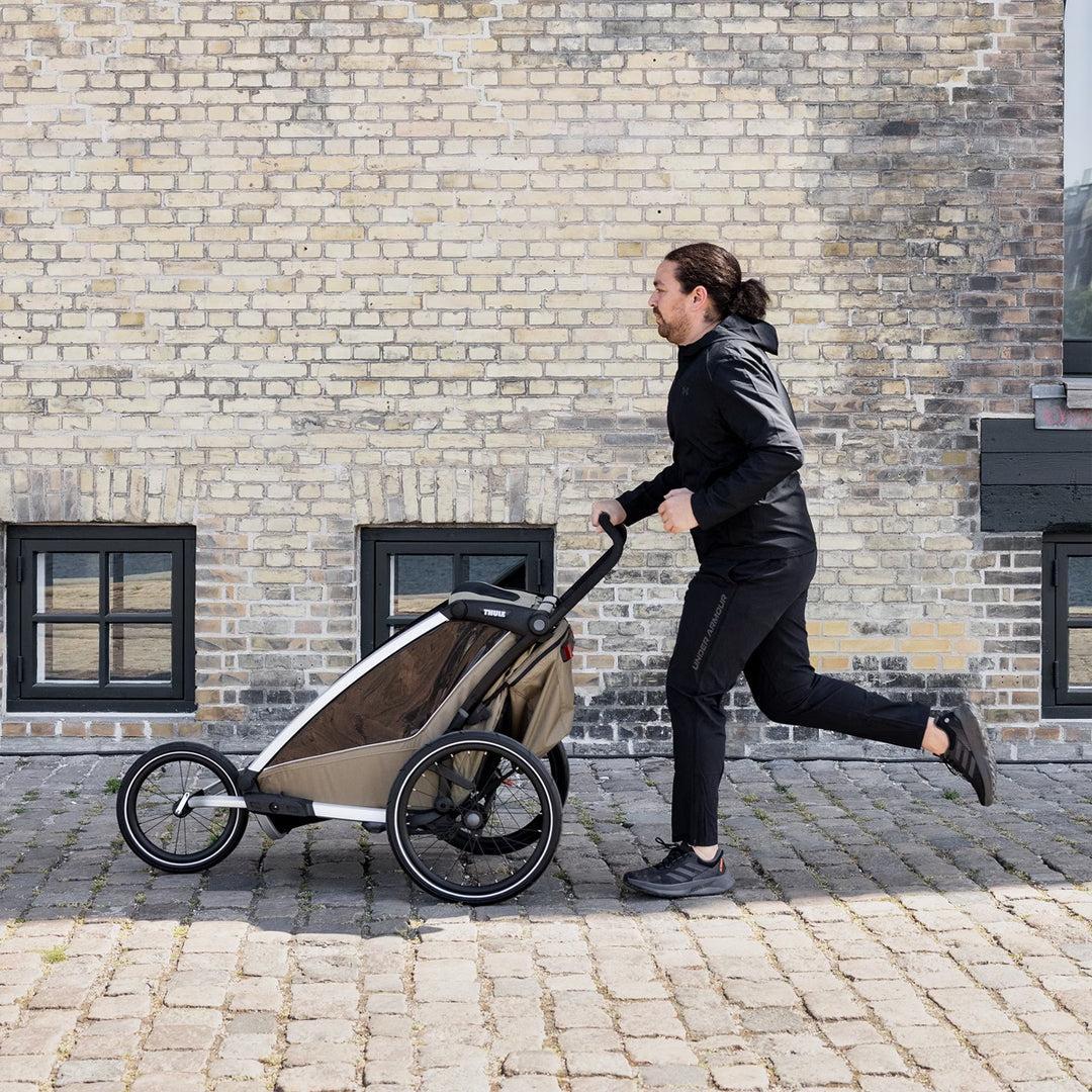 Thule Chariot Cross2 - Dark Slate-Strollers-Dark Slate-Single | Natural Baby Shower