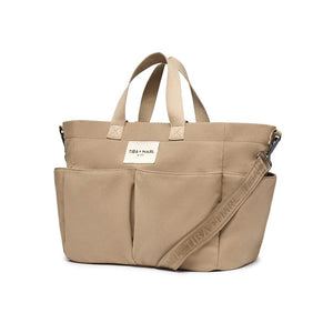 Tiba + Marl Pocket Tote - Desert-Changing Bags-Desert- | Natural Baby Shower