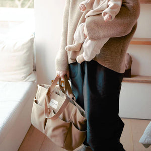 Tiba + Marl Pocket Tote - Desert-Changing Bags-Desert- | Natural Baby Shower