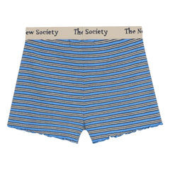 the new society - TNS Gerippte Streifenshorts | Blau