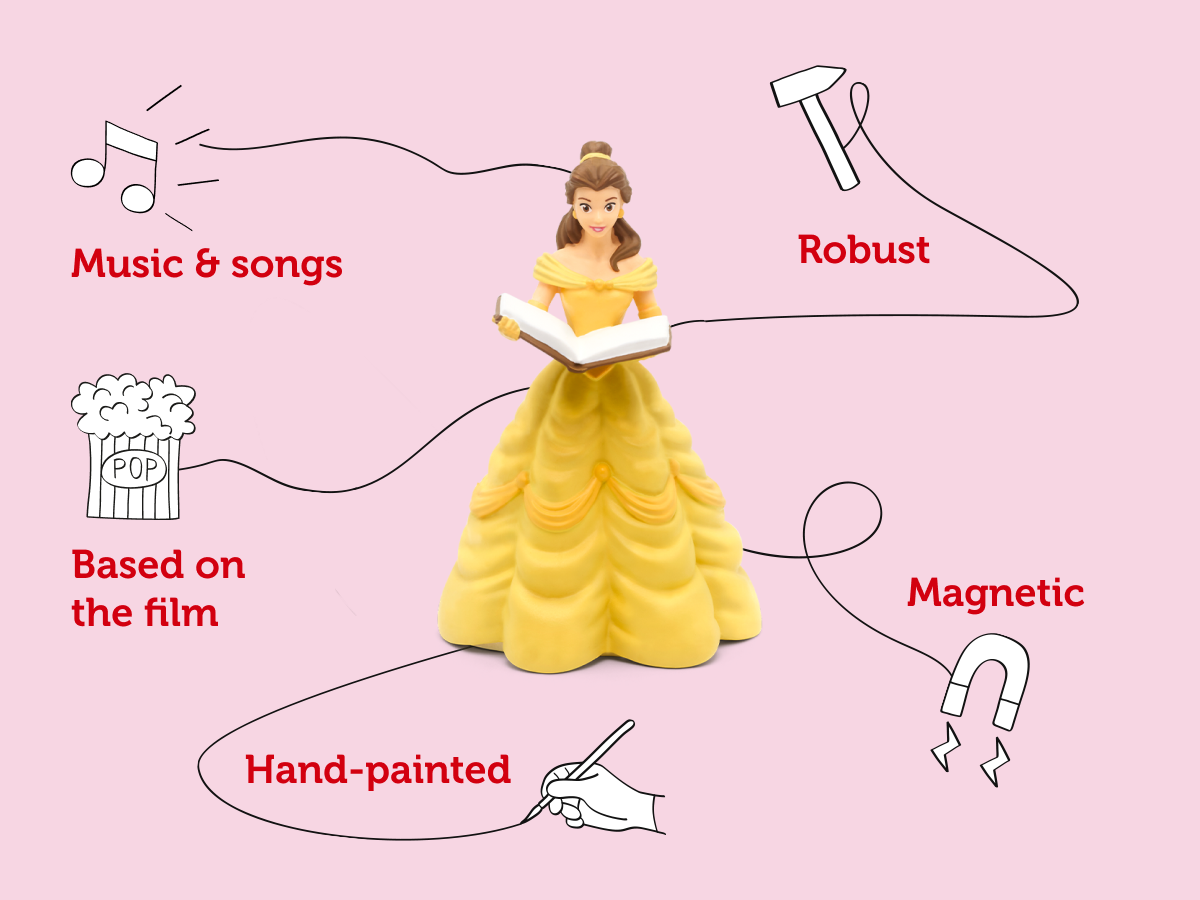 Tonies - Disney Prensesler Güzel ve Çirkin İngilizce Sesli Figürü