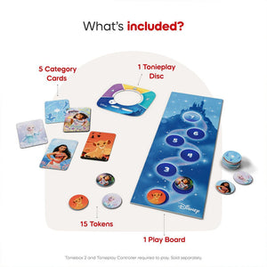 Tonies Disney Quiz Kingdom Tonieplay Game-Audio Player Cards + Characters- | Natural Baby Shower