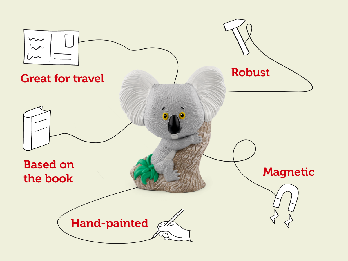 Tonies - Rachel Bright Serisi Başarabilen Koala İngilizce Sesli Figür