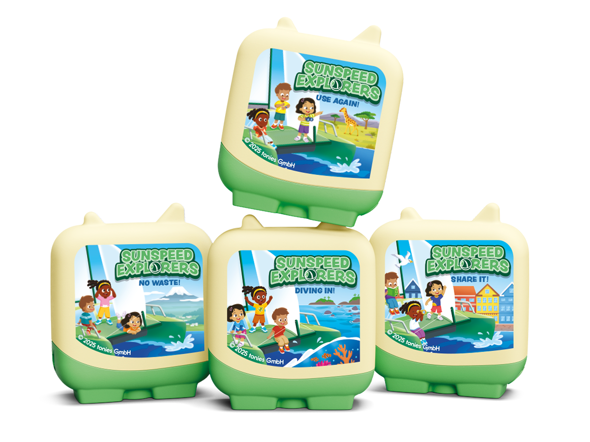 Tonies - Sunspeed Kaşifleri 4 Adet Set İngilizce Sesli Figür