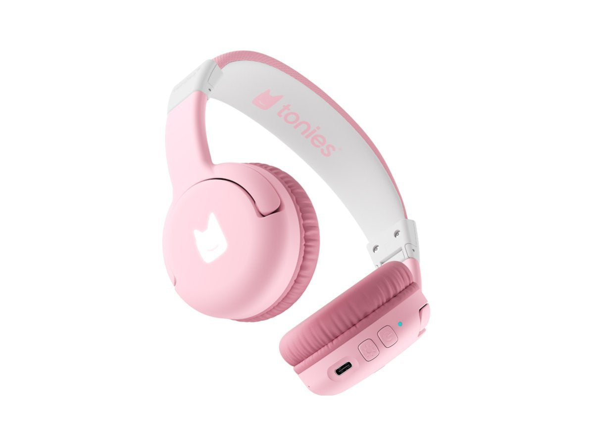 Tonies - Toniebox 2 Bluetooth Cloud Pink Klappbarer Kinderkopfhörer