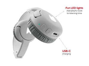 Tonies - Toniebox 2 Bluetooth Grau Zusammenklappbare Kinderkopfhörer