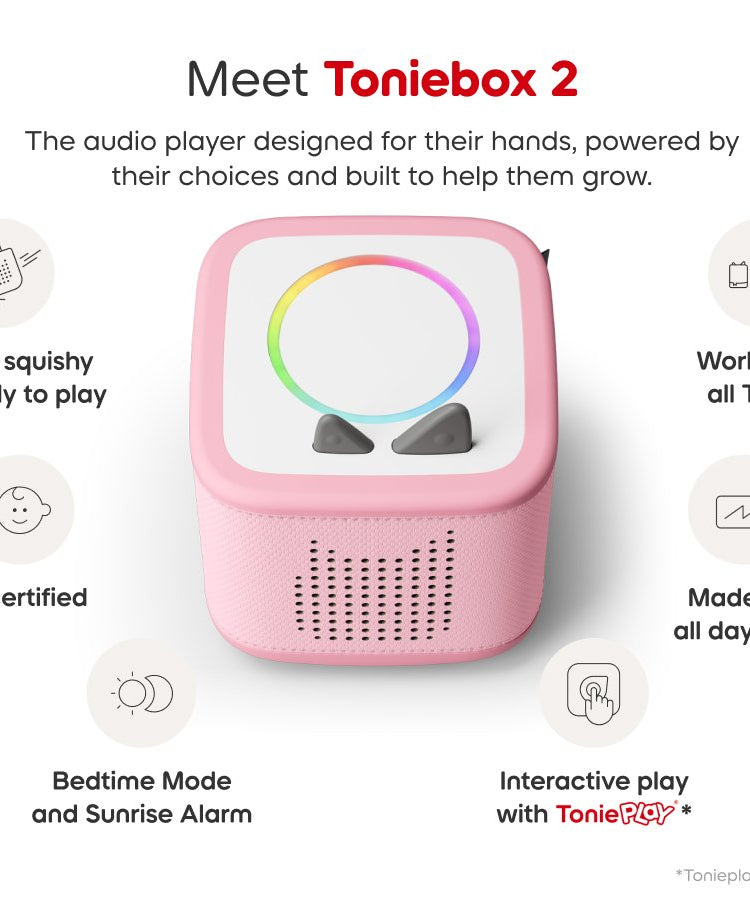 Tonies -  Toniebox 2 Bulut Pembesi Başlangıç Seti Kutusu