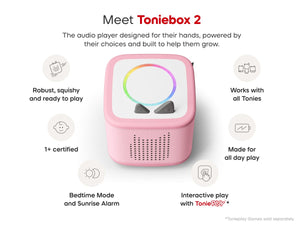 Tonies - Toniebox 2 Cloudy Rosa Starterset-Box