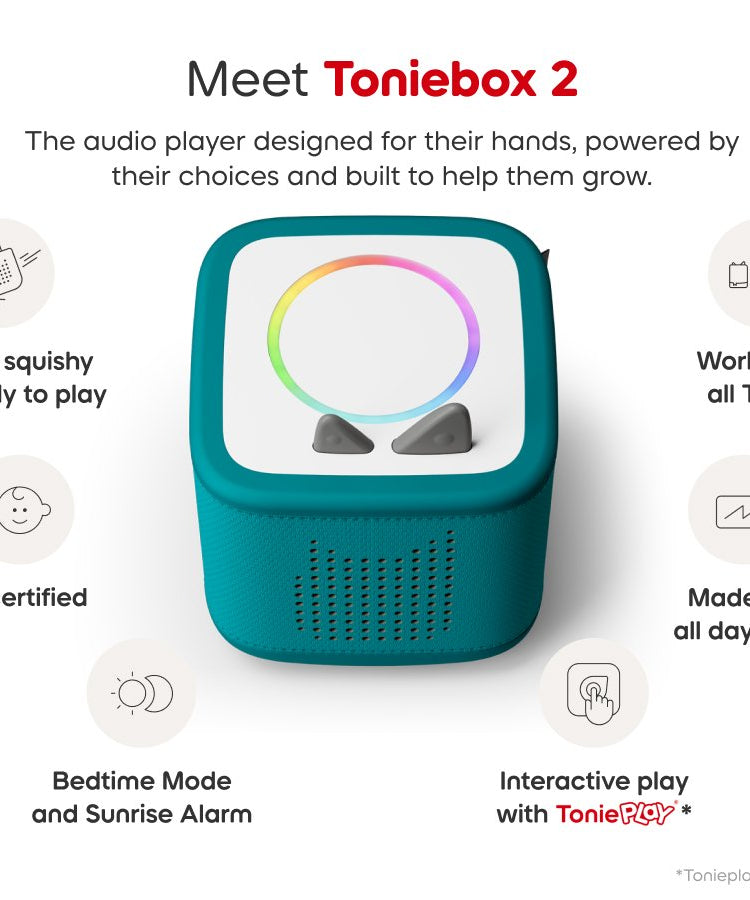 Tonies -  Toniebox 2 Tropikal Turkuaz Başlangıç Seti Kutusu