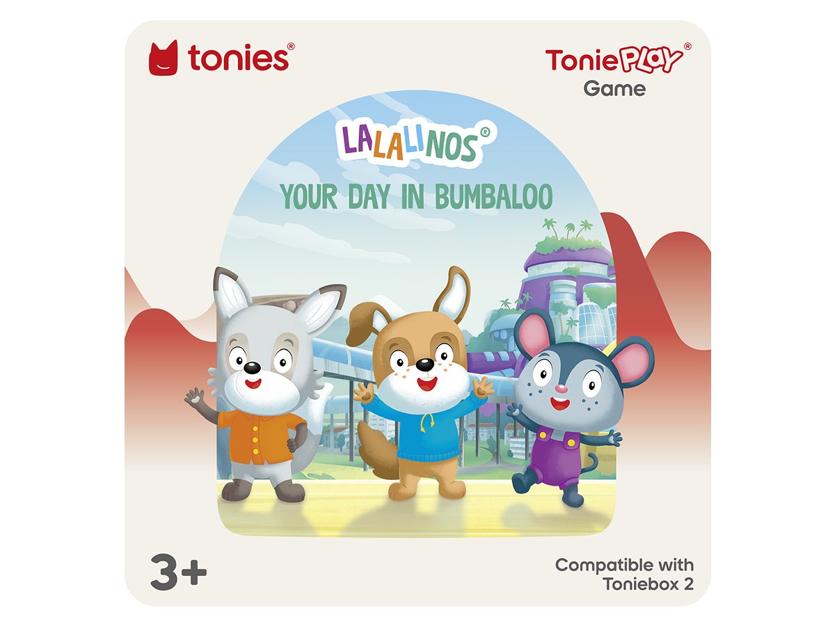 Tonies - Tonieplay Lalalinos: Dein Tag in Bumbaloo! Englisch Toniebox 2 Spiele