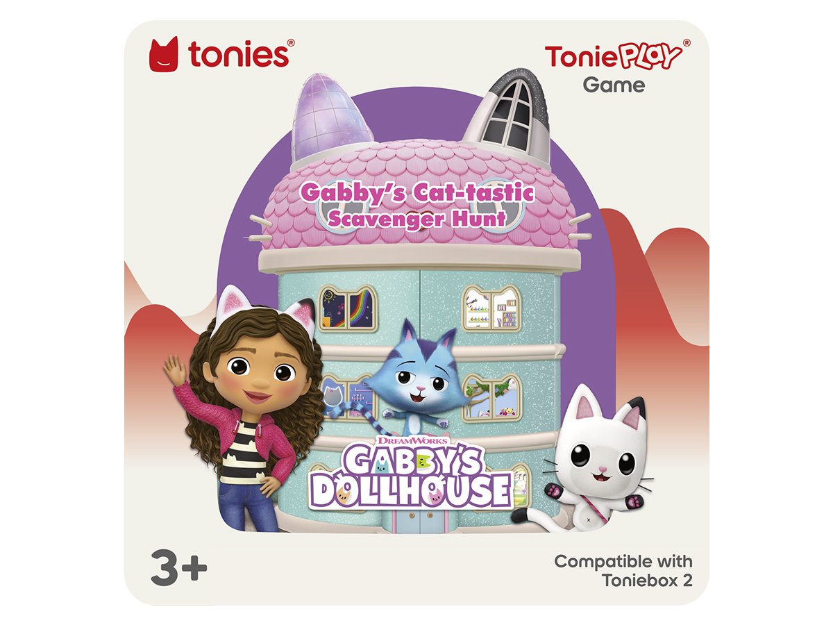 Tonies - Tonieplay Gabby's Dollhouse und Academy of Time Englisch Toniebox 2 Spiele