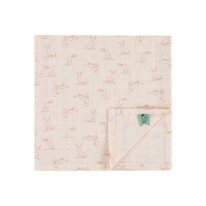 Trixie Muslin Cloths 3 Pack Mix - Rosy Rabbit-Muslin Squares-Rosy Rabbit-55x55cm | Natural Baby Shower