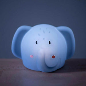 Trixie Night Light Mrs. Elephant - Blue-Night Lights-Blue-One Size | Natural Baby Shower
