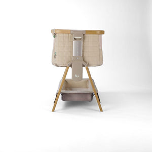 Tutti Bambini Cozee Sense Bedside Crib - Toasted Oak / Sand-Cribs-Toasted Oak / Sand- | Natural Baby Shower