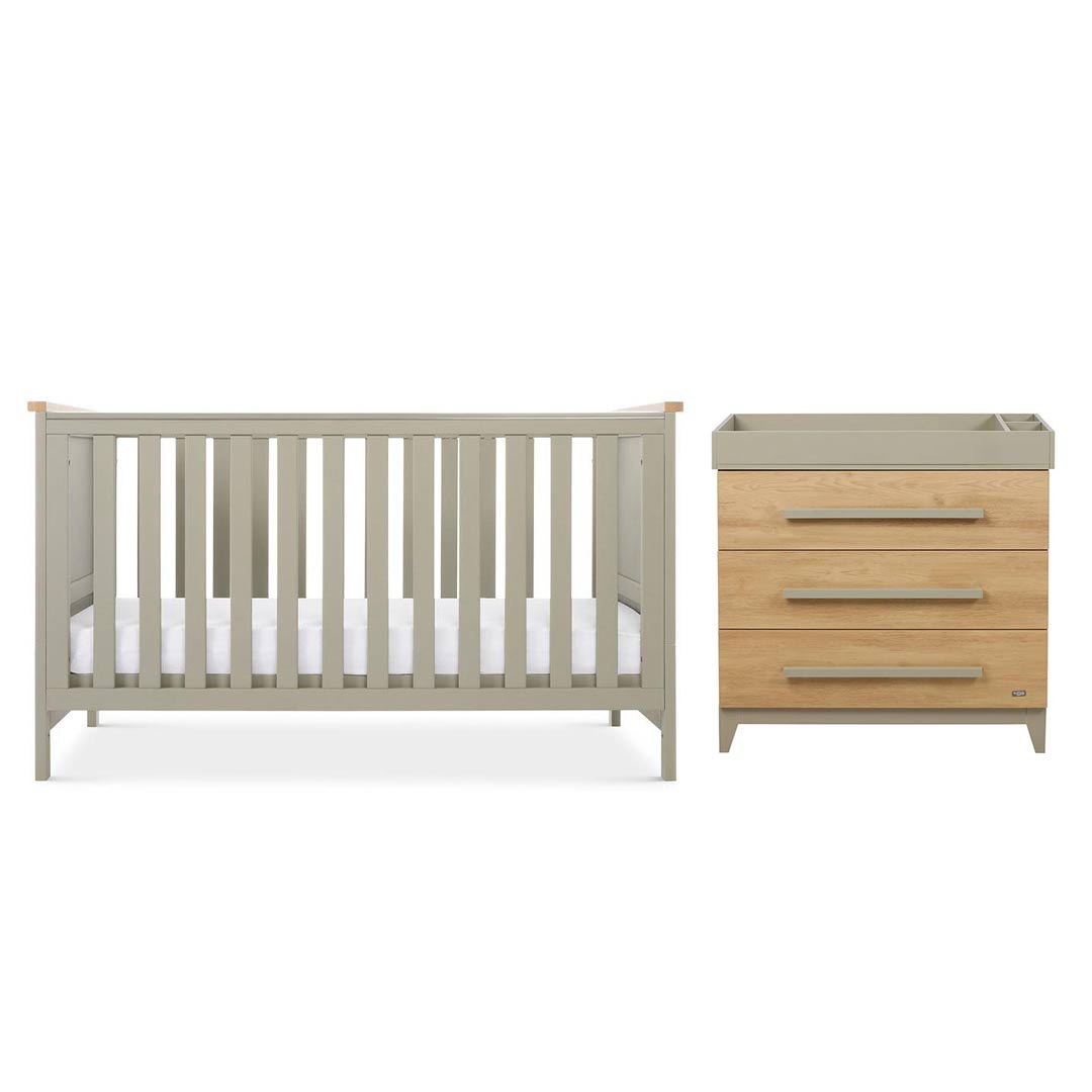 Tutti Bambini Misha Hallee 2 Piece Room Set - Sage/Golden Oak-Nursery Sets-Sage/Golden Oak- | Natural Baby Shower