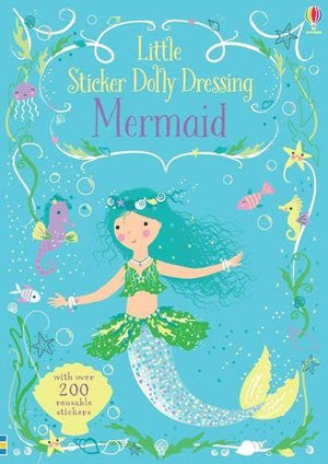 Usborne - Kleiner Aufkleber Dolly Dressing Mermaid