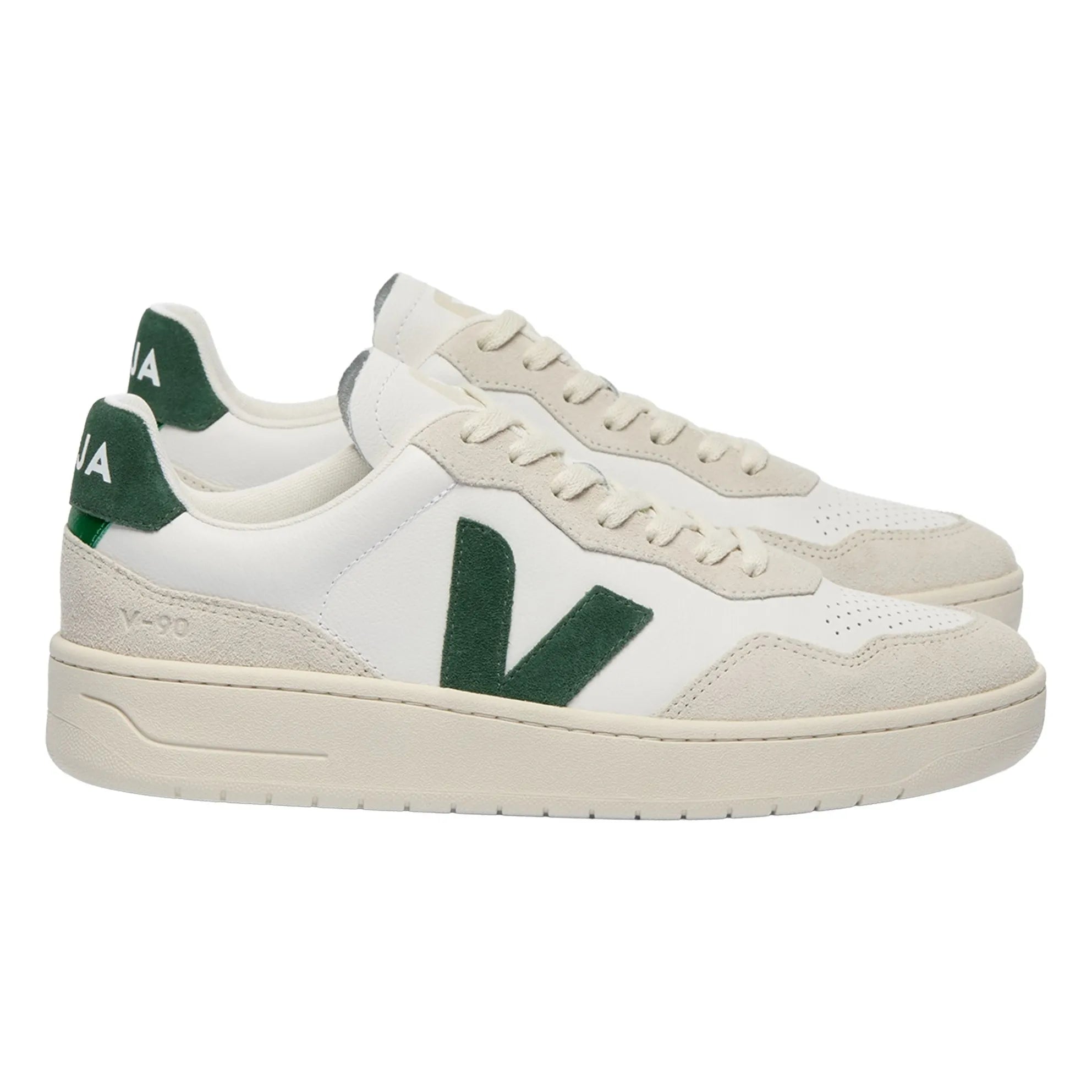 Veja - V-90 Leather O.T. Sneakers | Dunkelgrün