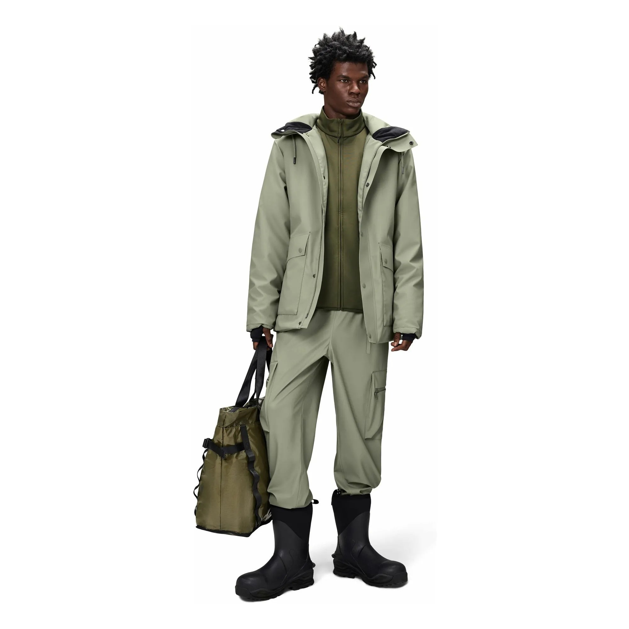 Rains - Wasserdichte Cargo Hose Regular W3 | Hellkhaki