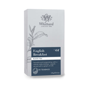 Whittard Chelsea - English Breakfast 50 traditionelle original englische Teebeutel