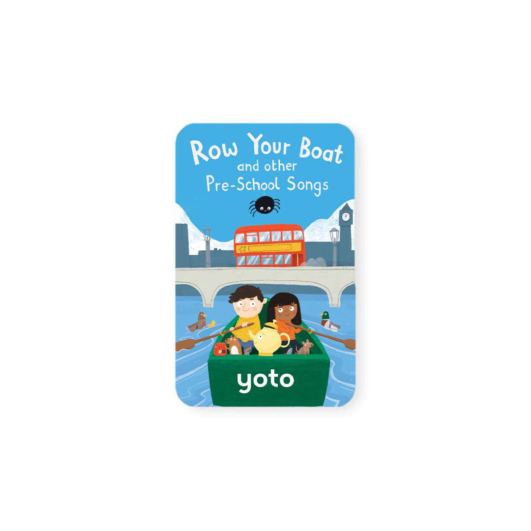Yoto - Rudere Dein Boot + andere Vorschullieder englische Audiokarte