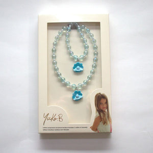Yuko B. – Zoa Tresor Blue-Halsketten- und Armbandset für Kinder