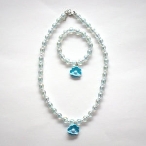 Yuko B. – Zoa Tresor Blue-Halsketten- und Armbandset für Kinder