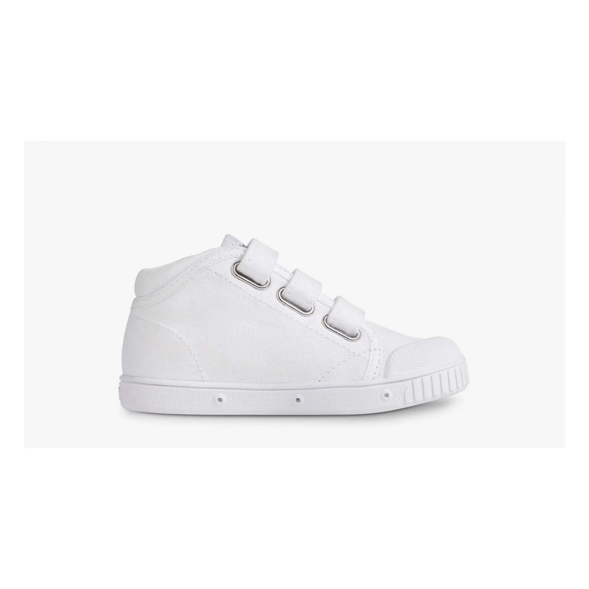 Spring Court - Zip B2 Canvas Highrise Sneaker | Weiß