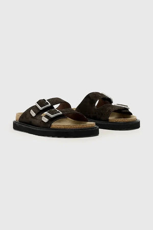 AllSaints Randal Sandal Wildleder-Pantoletten
