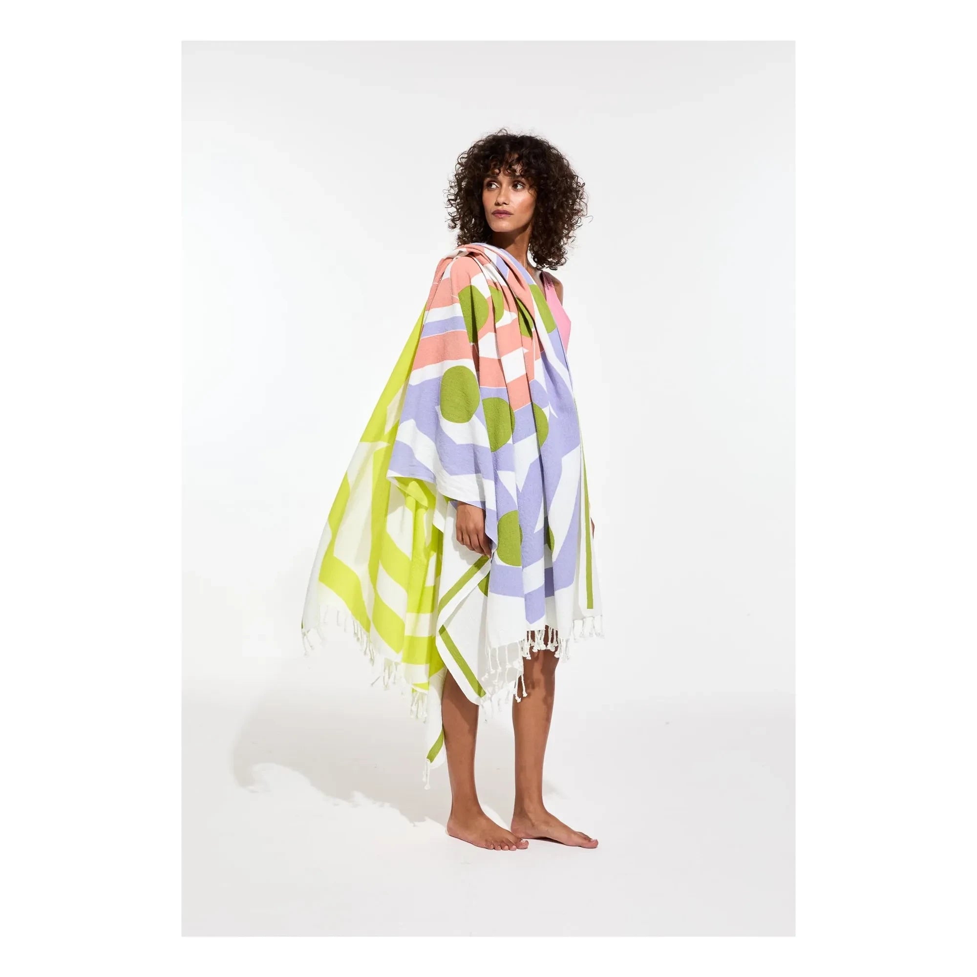 Mapoésie - Bloom Strandtuch | Lila