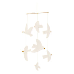 Muskhane - Birdy Filz-Mobile | Ecru