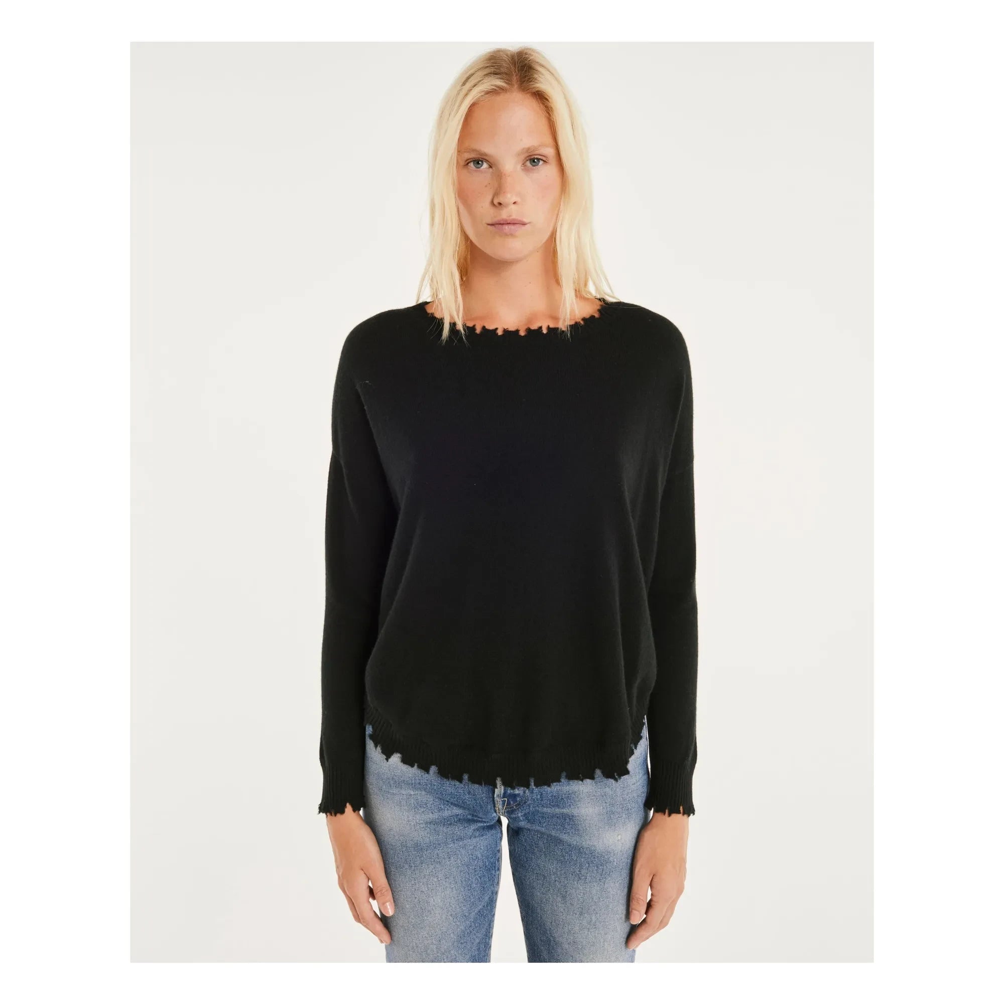 Kujten - Mela Kaschmirpullover | Schwarz