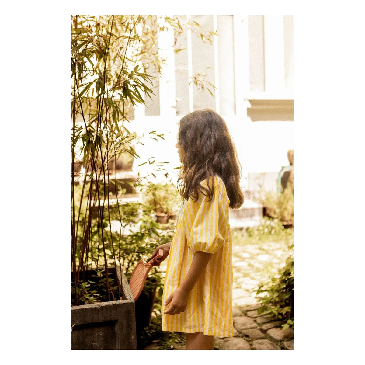 Louis Louise - Pauly Gestreiftes Kleid | Gelb