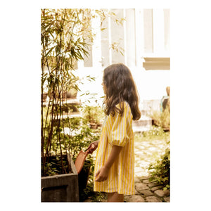 Louis Louise - Pauly Gestreiftes Kleid | Gelb
