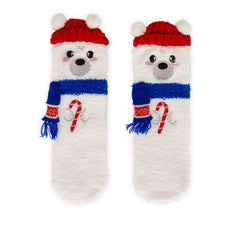 Legami - Kinder Weihnachts-Slipper Socken Polar Bear - Perfekte Passform!