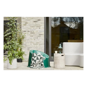 Verpan - Panto Pop Outdoor Lounge Sessel | Dunkelgrün