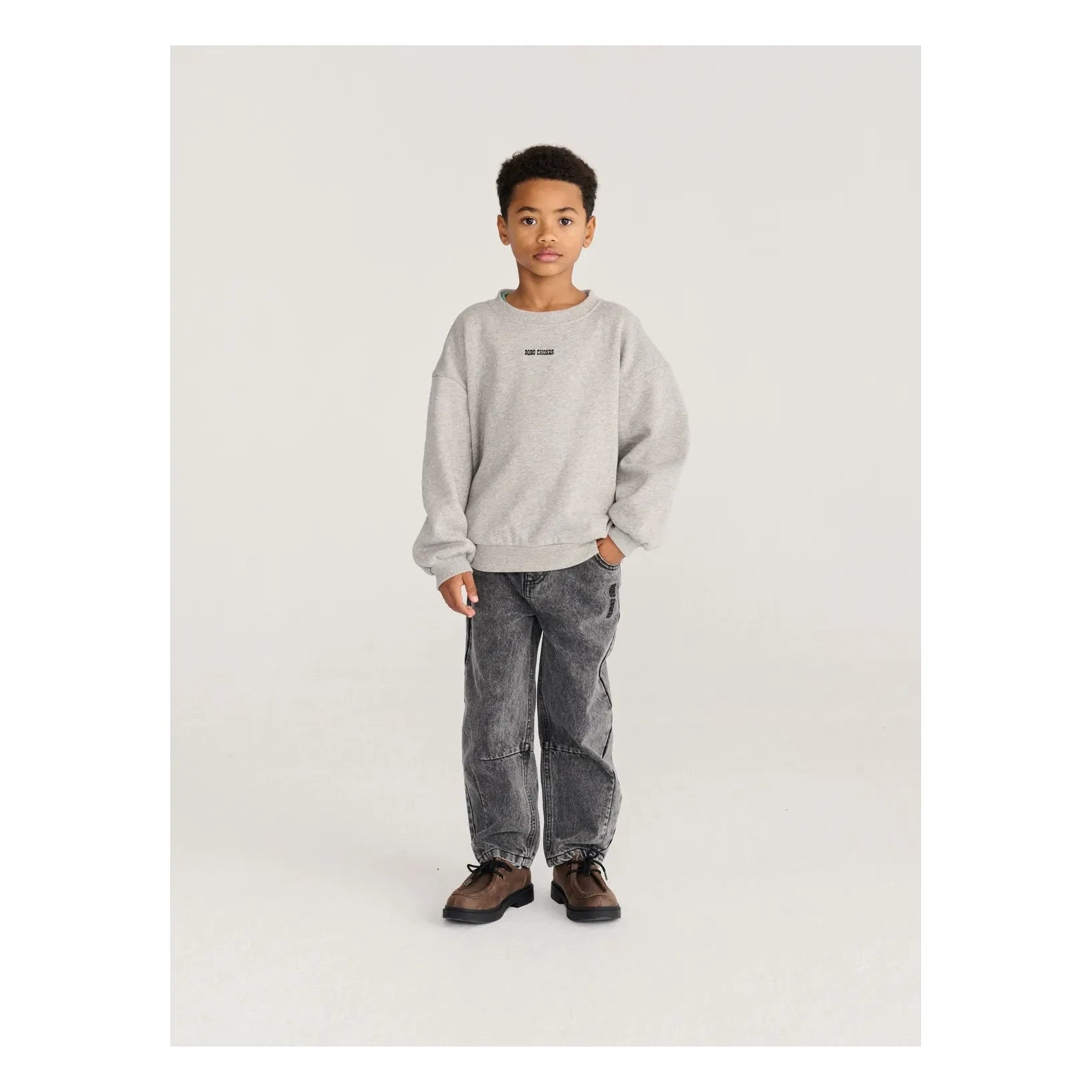 Bobo Choses - Mantar Sweat Organik Pamuk | Heather gri