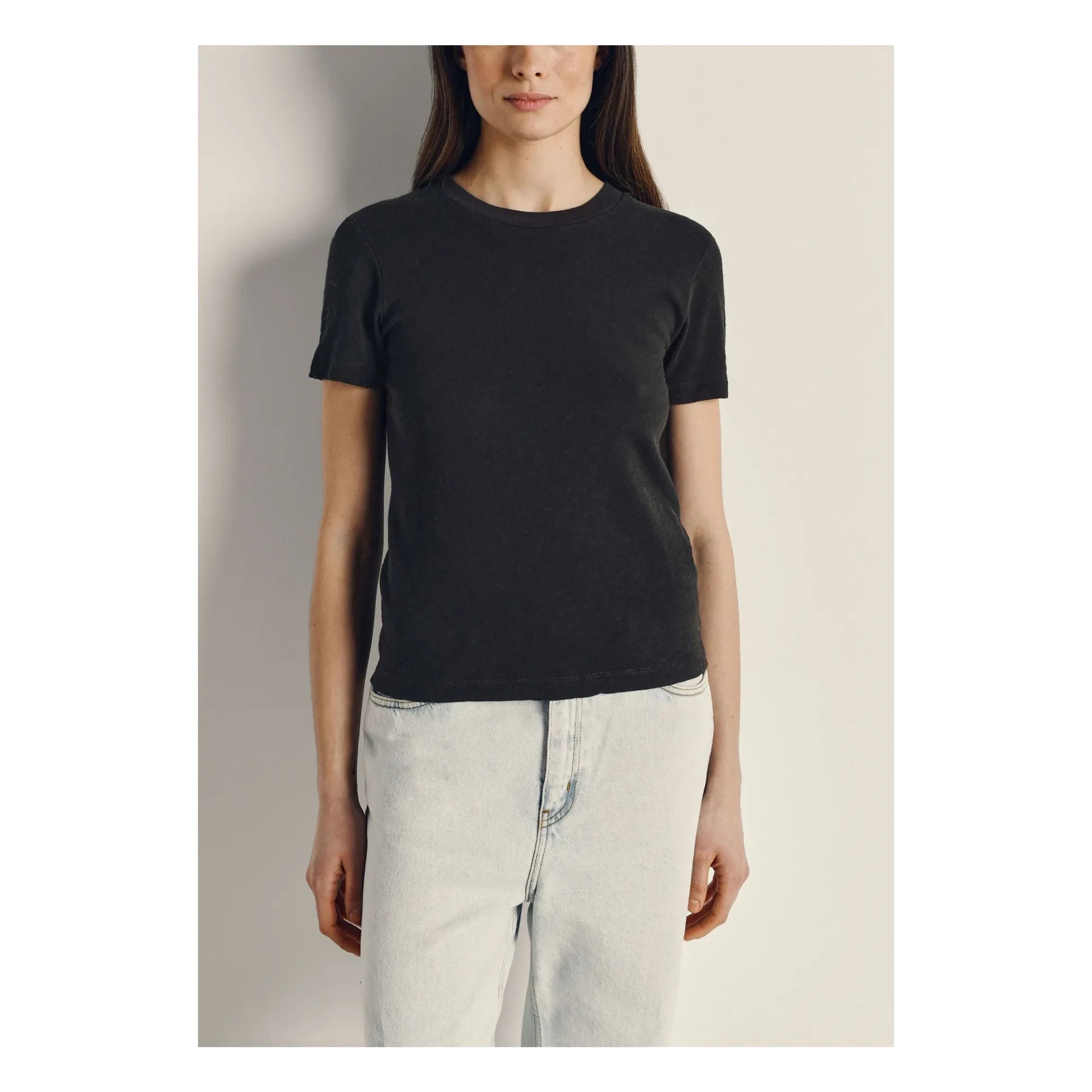 American Vintage - Sonoma T-Shirt aus Baumwolle | Schwarz