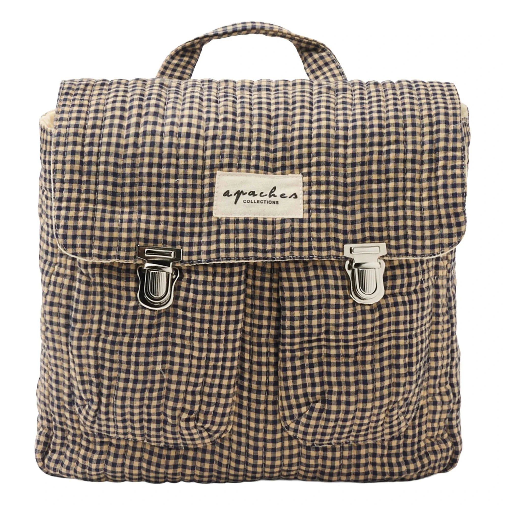 Apaches - Suji Carreaux Rucksack | Schwarz