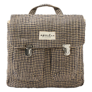 Apaches - Suji Carreaux Rucksack | Schwarz