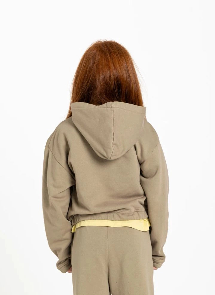 Hundred Pieces - Blush "Believe" Sweatshirt | Beige