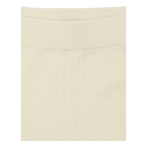 FUB - Bio-Baumwolle Feinstrick Piqué Shorts | Ecru