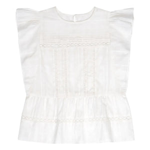the new society - Corfu Bluse - Damenkollektion | Weiß