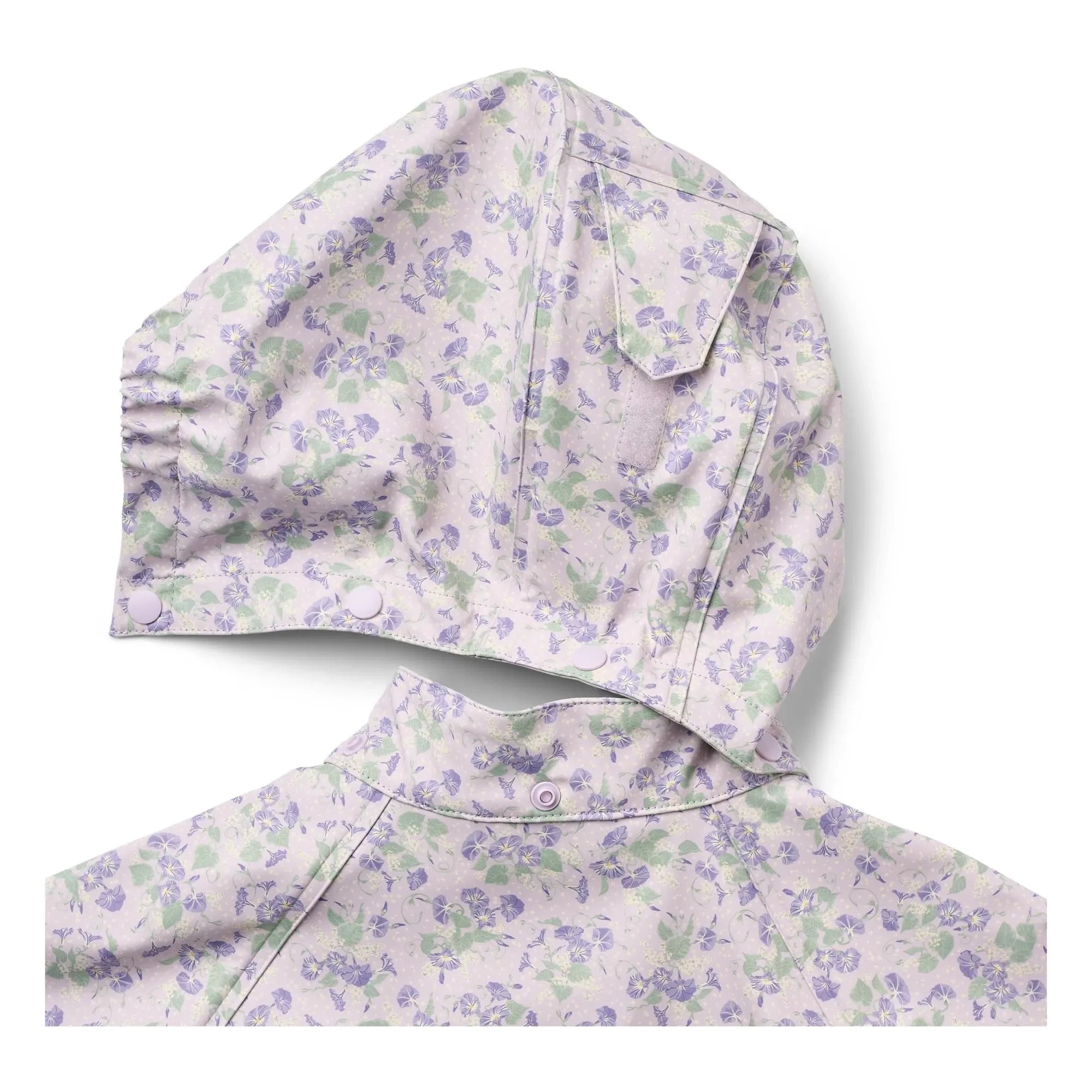 Wheat - Chardy Fleurie Wasserdichte Jacke aus recycelten Fasern | Lila