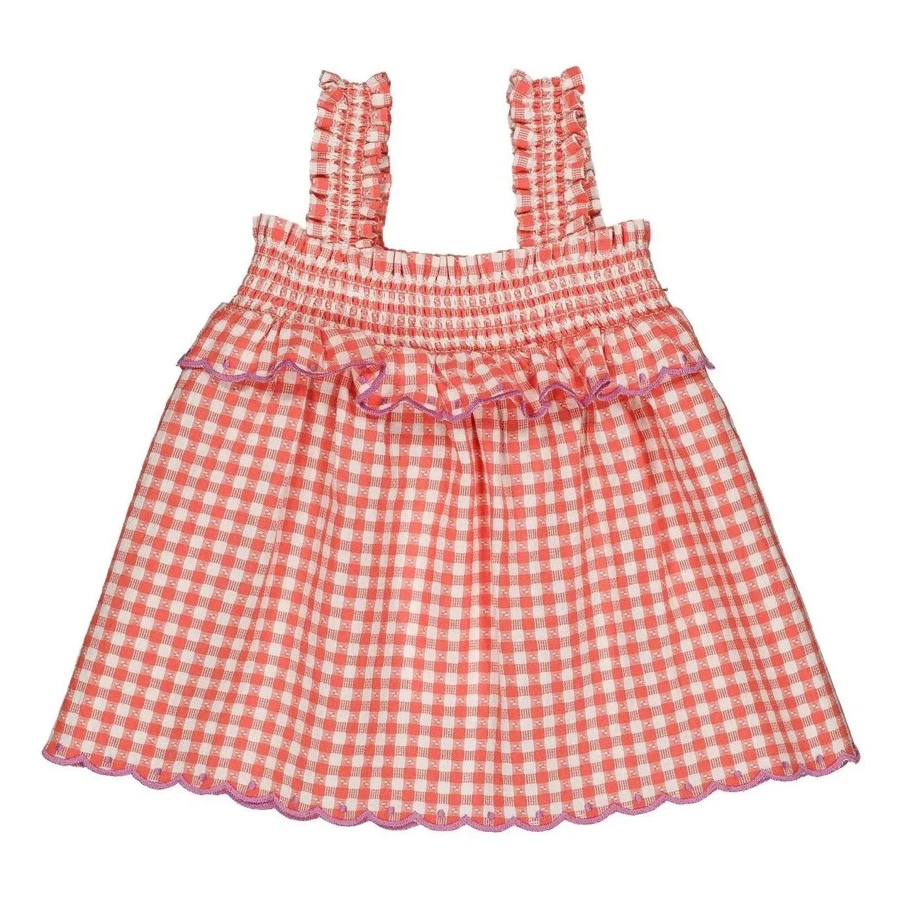 Hallo Simone – Iris Vichy Top | Rot